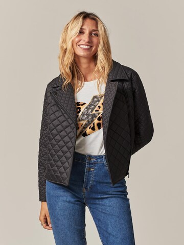 Veste mi-saison 'Mava' Deeluxe en noir