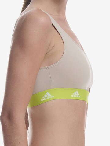 ADIDAS SPORTSWEAR Bustier Bustier ' SCOOP BRALETTE ' in Beige