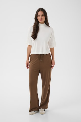 Wide Leg Pantalon 'KAAnnie' Kaffe en marron