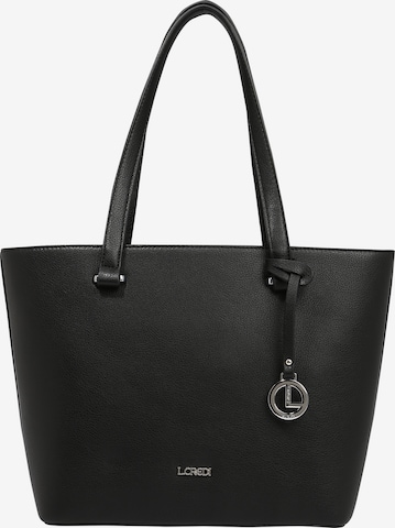 L.CREDI Nakupovalna torba 'Filippa' | črna barva: sprednja stran