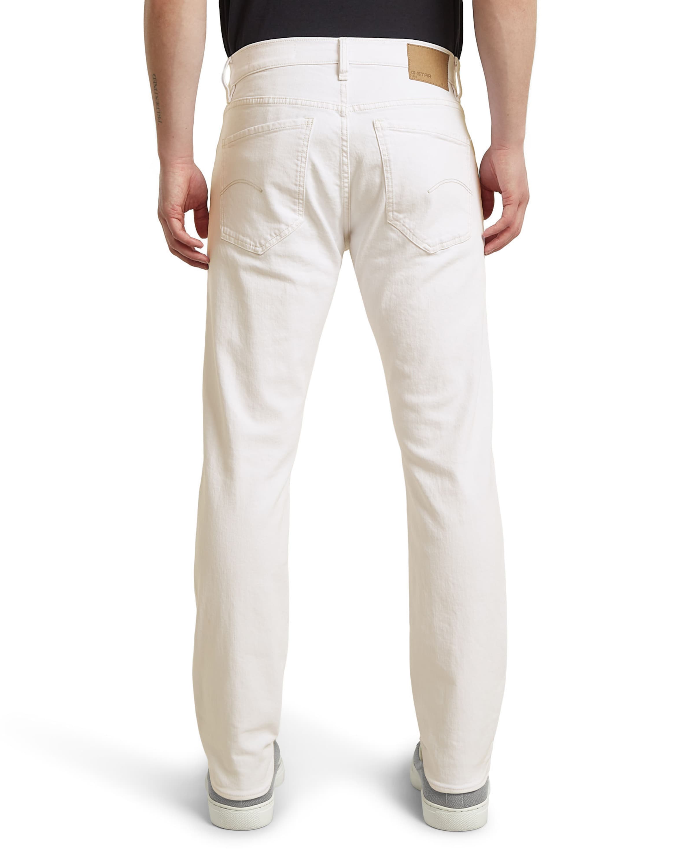 G-STAR Regular Jeans - 'Mosa Straight Jeans' in Weiß