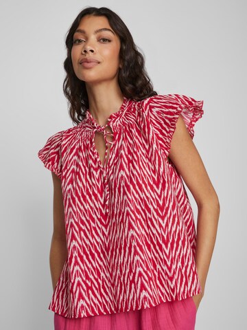 VILA - Blusa 'Leda Kira' en rojo