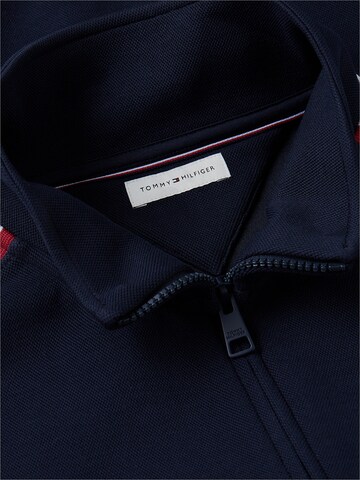 TOMMY HILFIGER Sweatjacke in Blau
