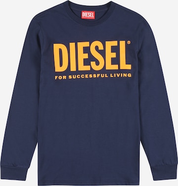 DIESEL T-shirt i blå: framsida