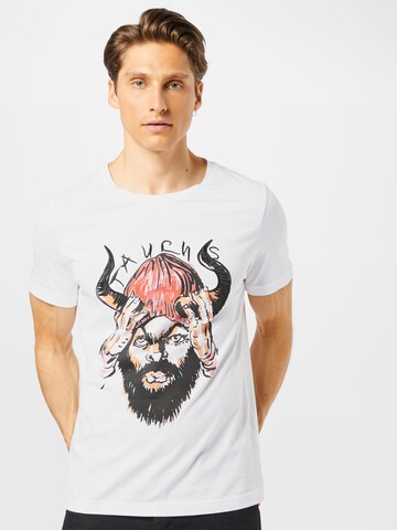 T-Shirt 'Taurus' LOOKS by Wolfgang Joop en blanc : devant