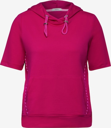 CECIL Sweatshirt in Pink: predná strana