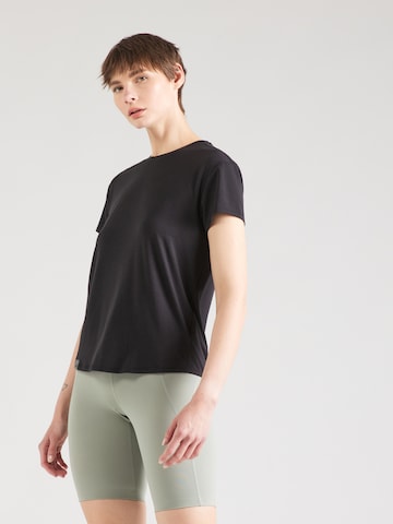 Hoka One One Functioneel shirt 'ESSENTIAL' in Zwart: voorkant