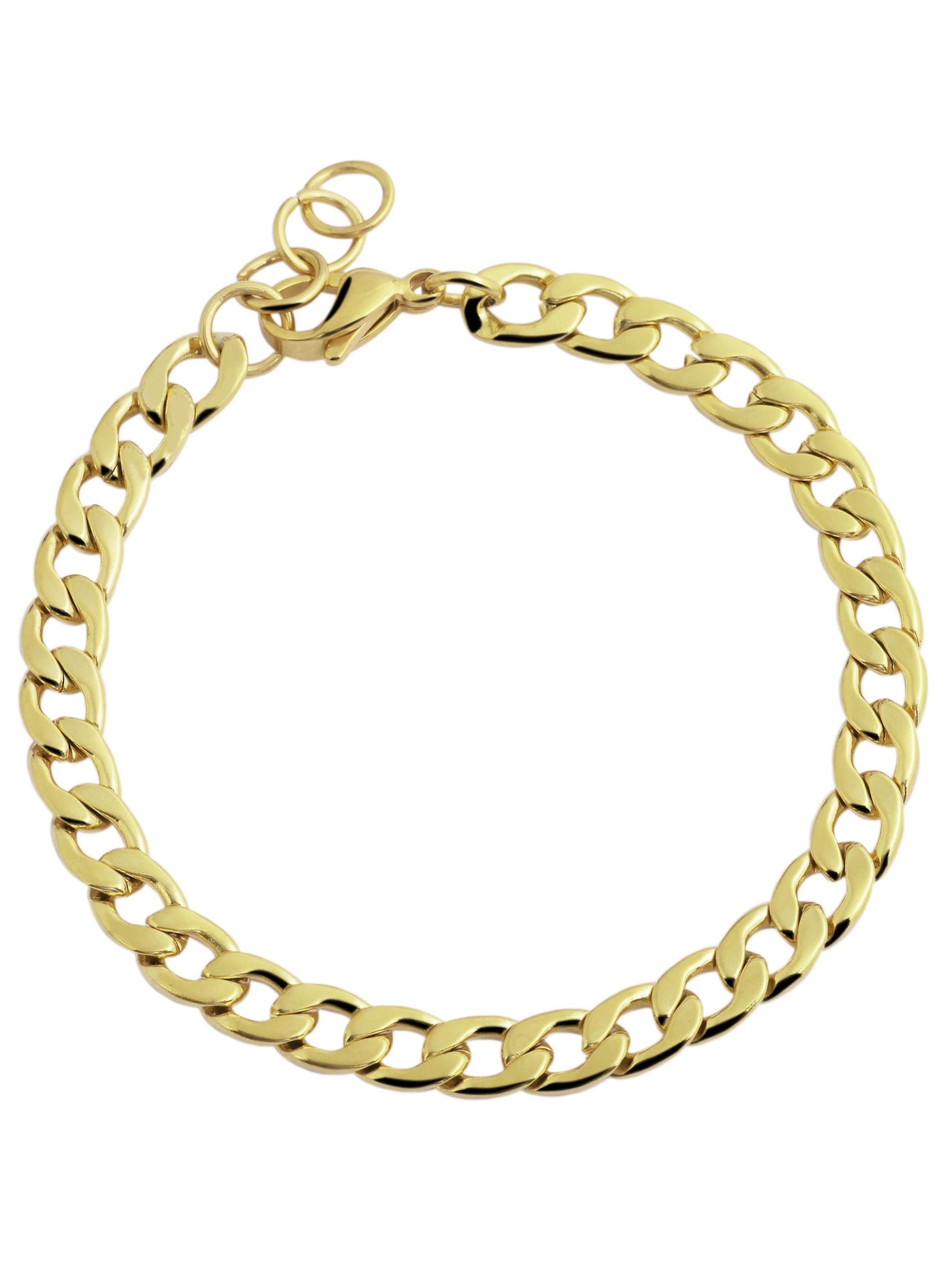 Akzent Bracelet 'Miller, hautverträglich' in Gold: front