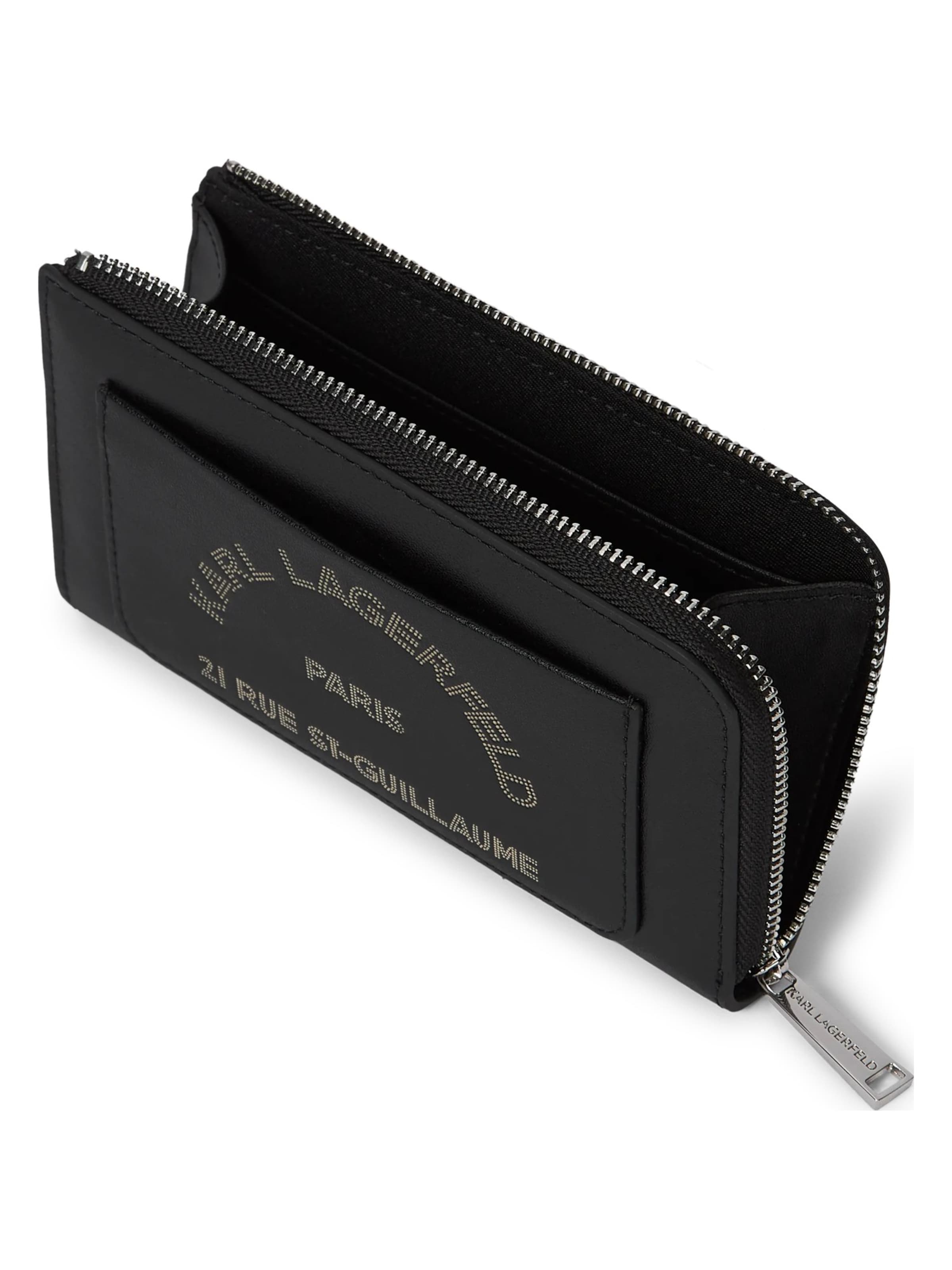 Karl Lagerfeld - Carteiras 'K/Daily' em preto: frente