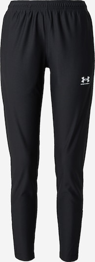 UNDER ARMOUR Спортен панталон 'Challenger' в черно / бяло, Преглед на продукта