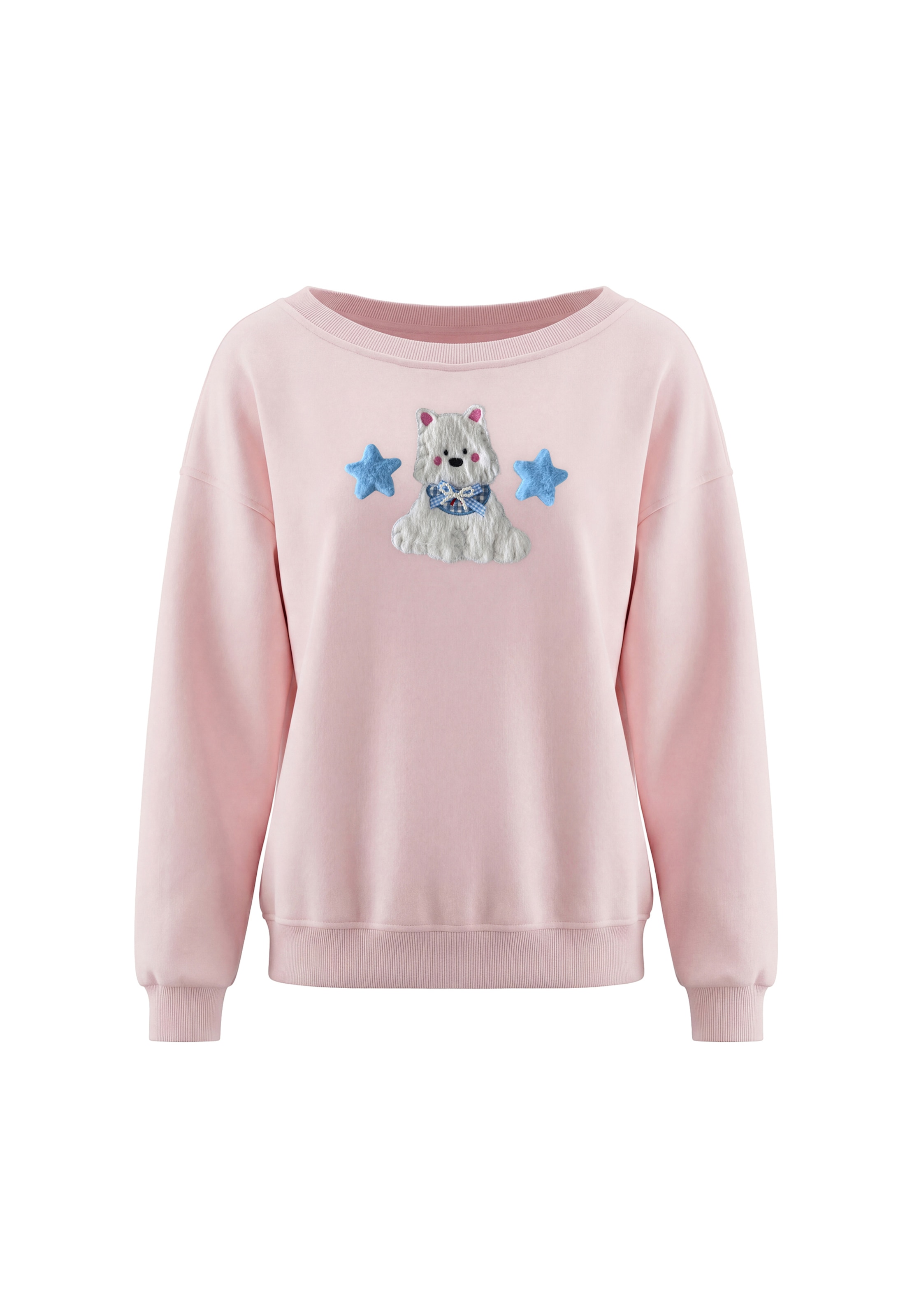 Sweat-shirt MYMO en rose : devant