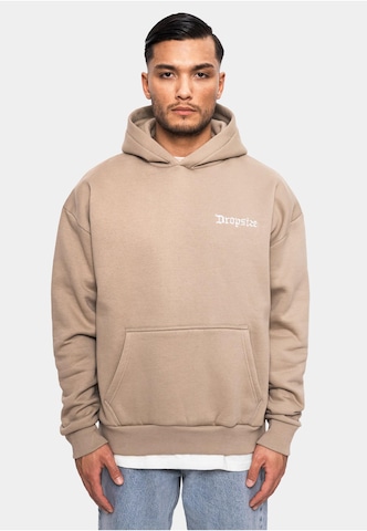 Dropsize Sweatshirt 'Embo' in Beige: voorkant