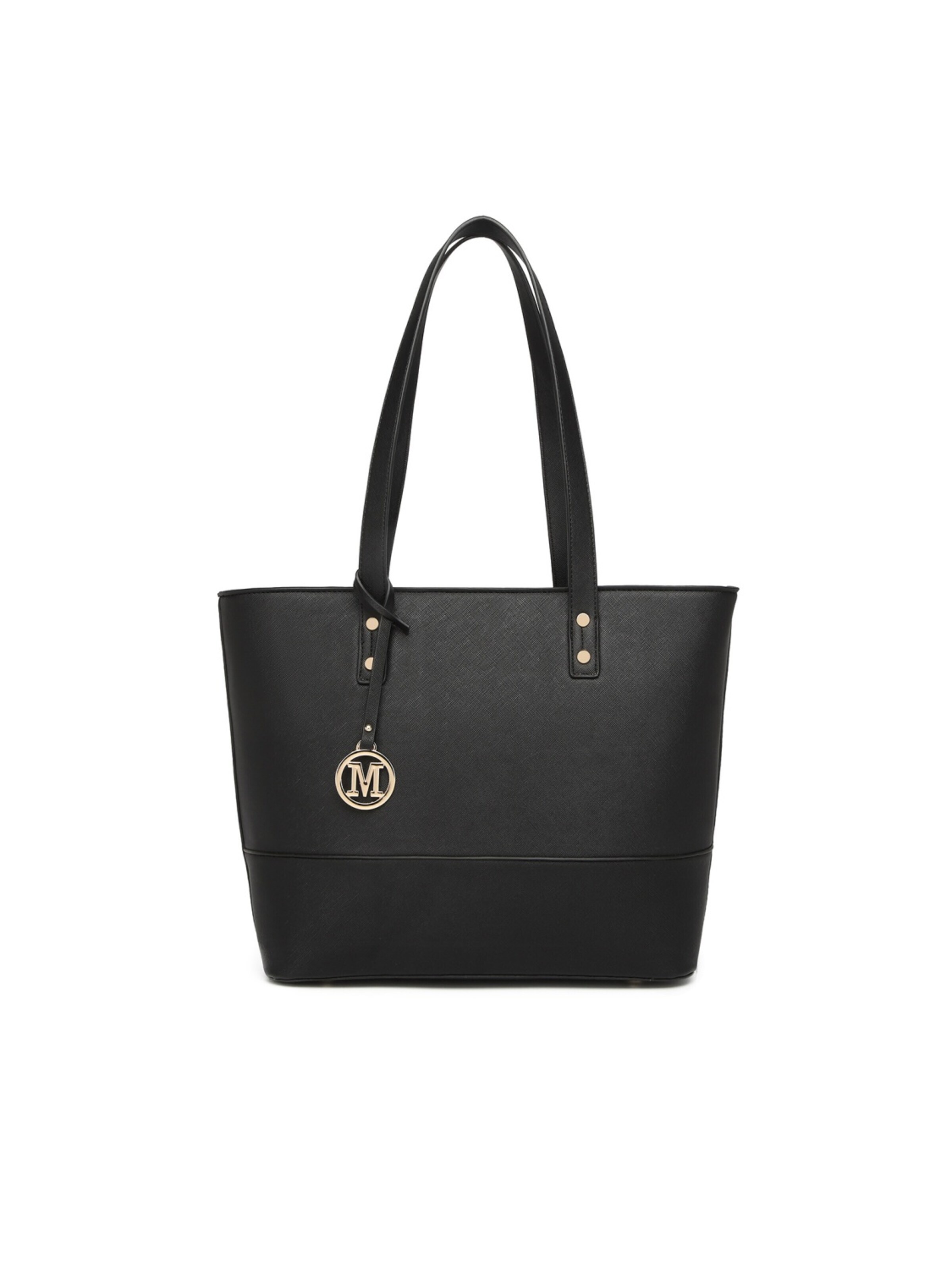 Miss Lulu Shoulder Bag in Black: front