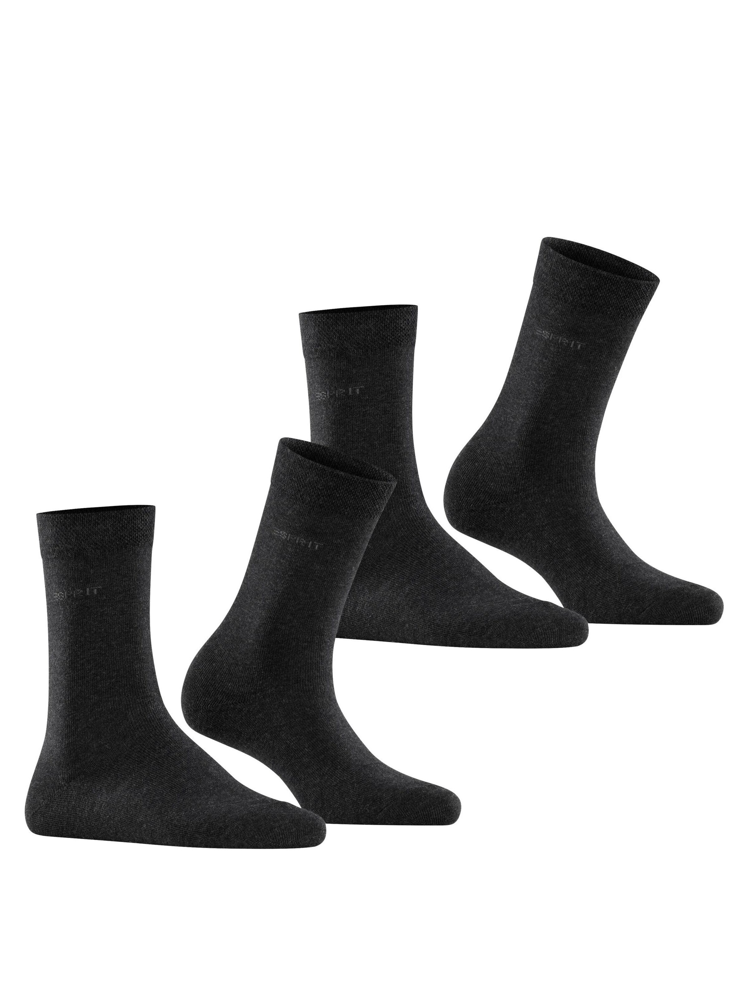 ESPRIT Socks 'Basic Easy 2-Pack' in Grey