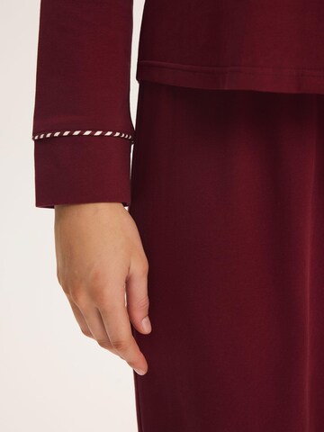 ESOTIQ Pyjama 'Garnet' in Rood