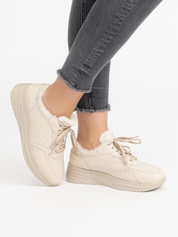 VITAFORM Sneakers laag in Beige: voorkant