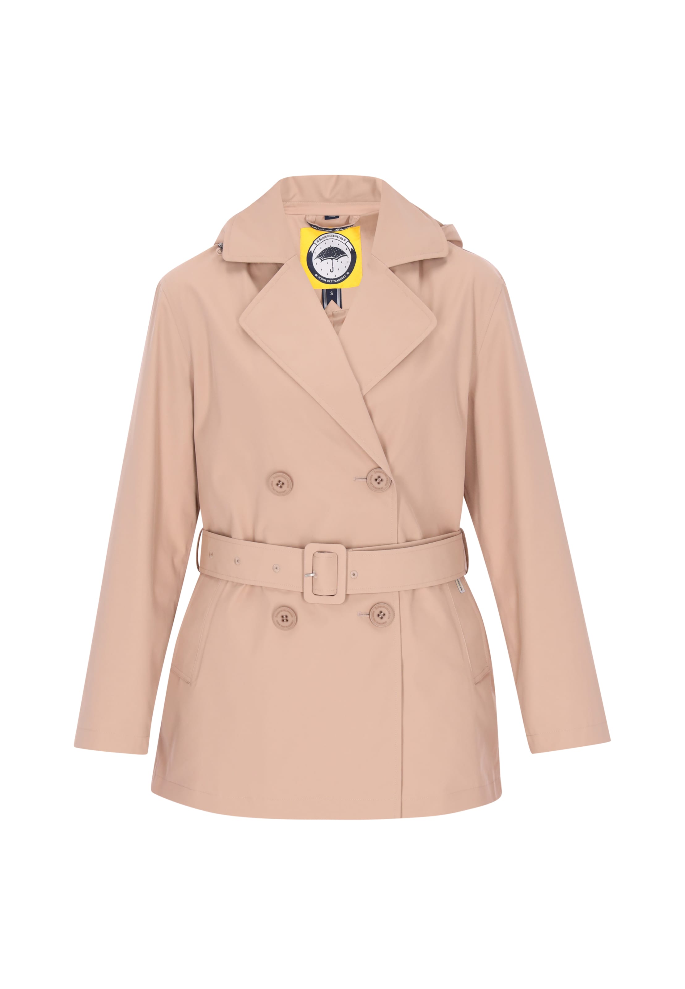 Schmuddelwedda Tussenmantel in de kleur Sand, Productweergave