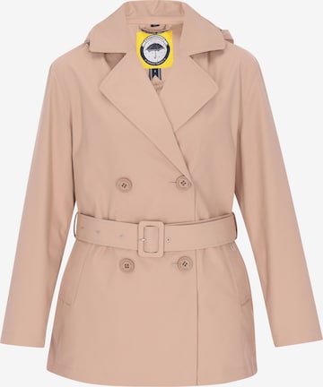 Schmuddelwedda Tussenmantel in Beige: voorkant