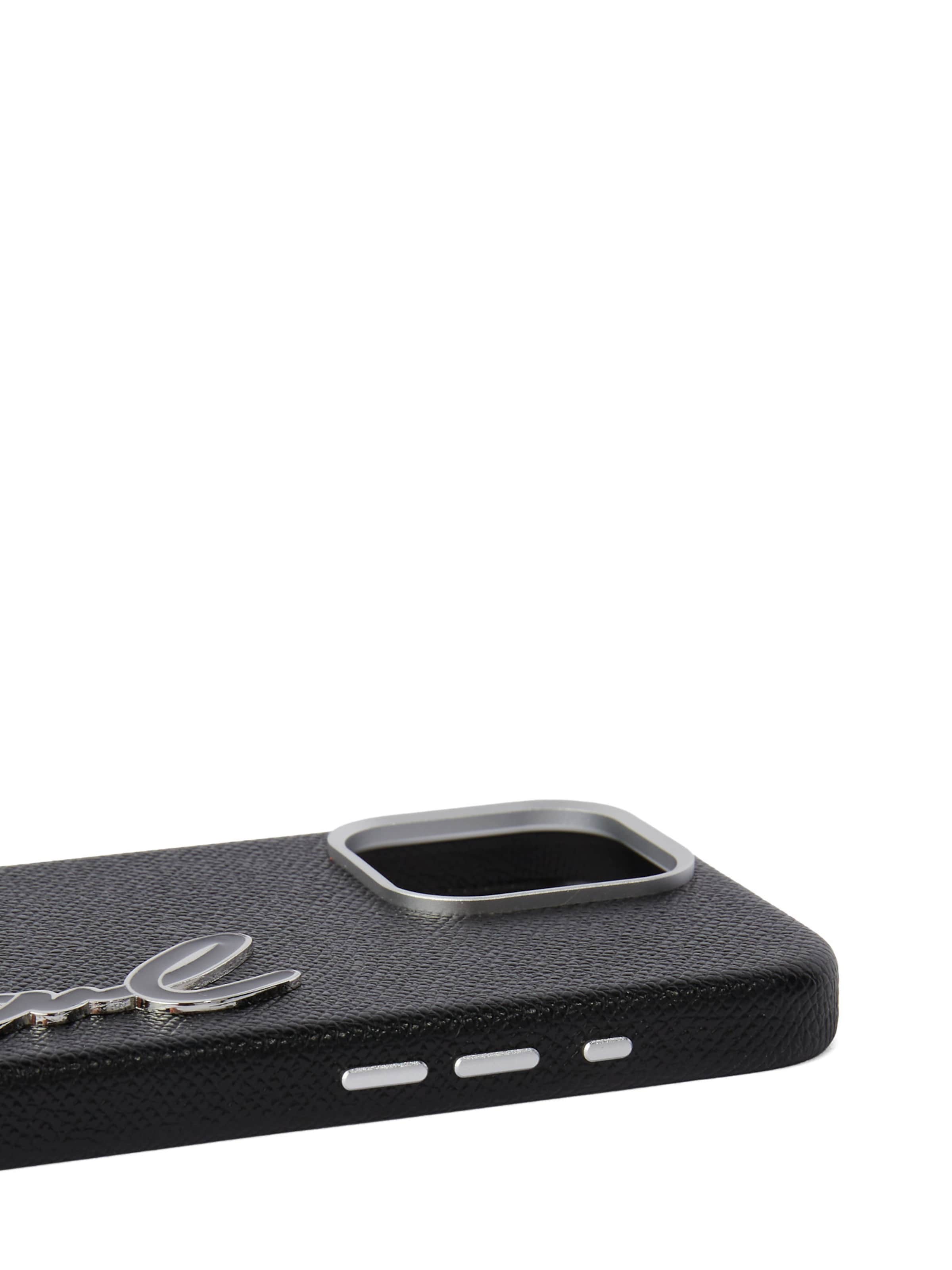 Husă de smartphoneuri 'iPhone 16 Pro Max' de la Karl Lagerfeld pe negru