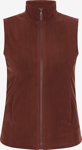faina Athlsr Vest in Brown: front