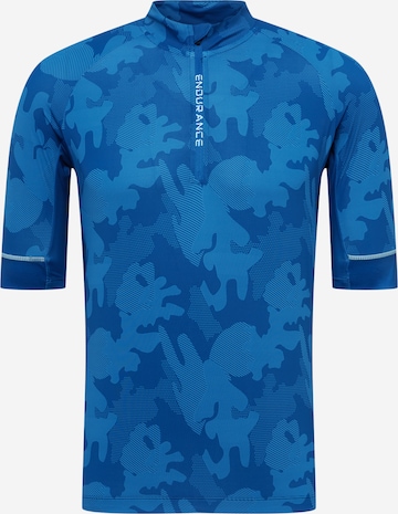 ENDURANCE Performance Shirt 'Jens' in Blue: front