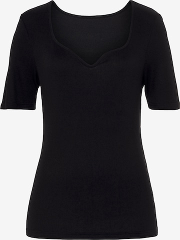 VIVANCE Shirt in Zwart: voorkant