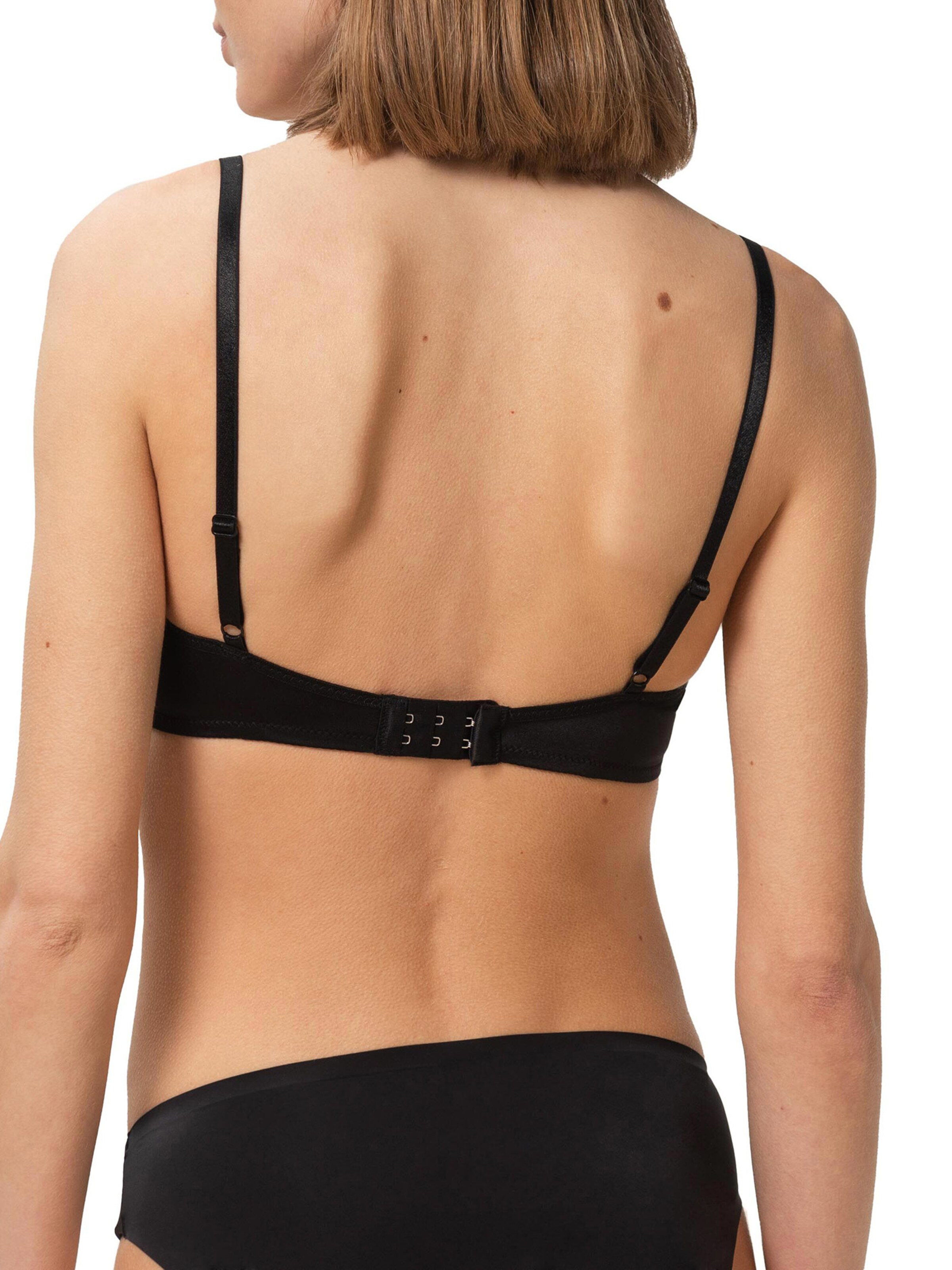 TRIUMPH T-shirt BH ' Soft Sensation ' in Zwart