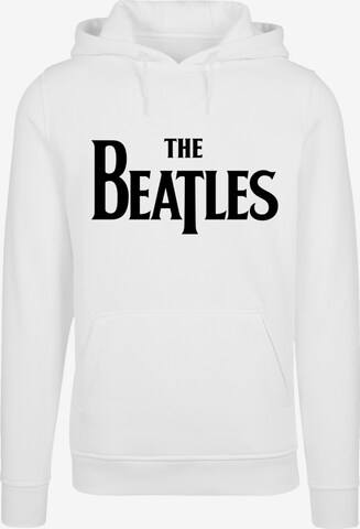 F4NT4STIC Sweatshirt 'The Beatles Drop T Logo Rock Musik Band' in White: front