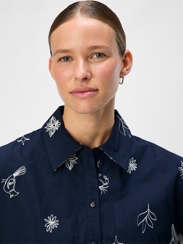OBJECT - Blusa 'OBJJacket' em azul