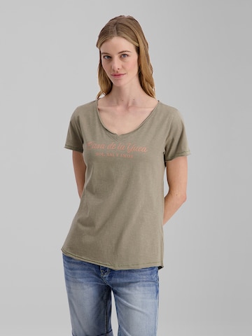 TIMEZONE T-Shirt 'Casa' in Grün: Vorderseite