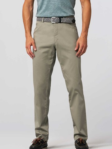 MEYER Regular Chino Pants 'Chicago' in Grey: front