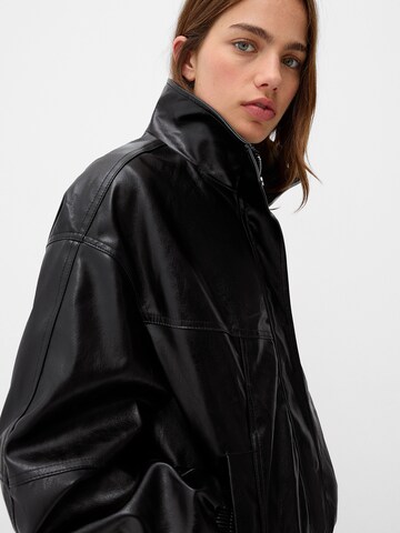 Bershka Between-season jacket in Black