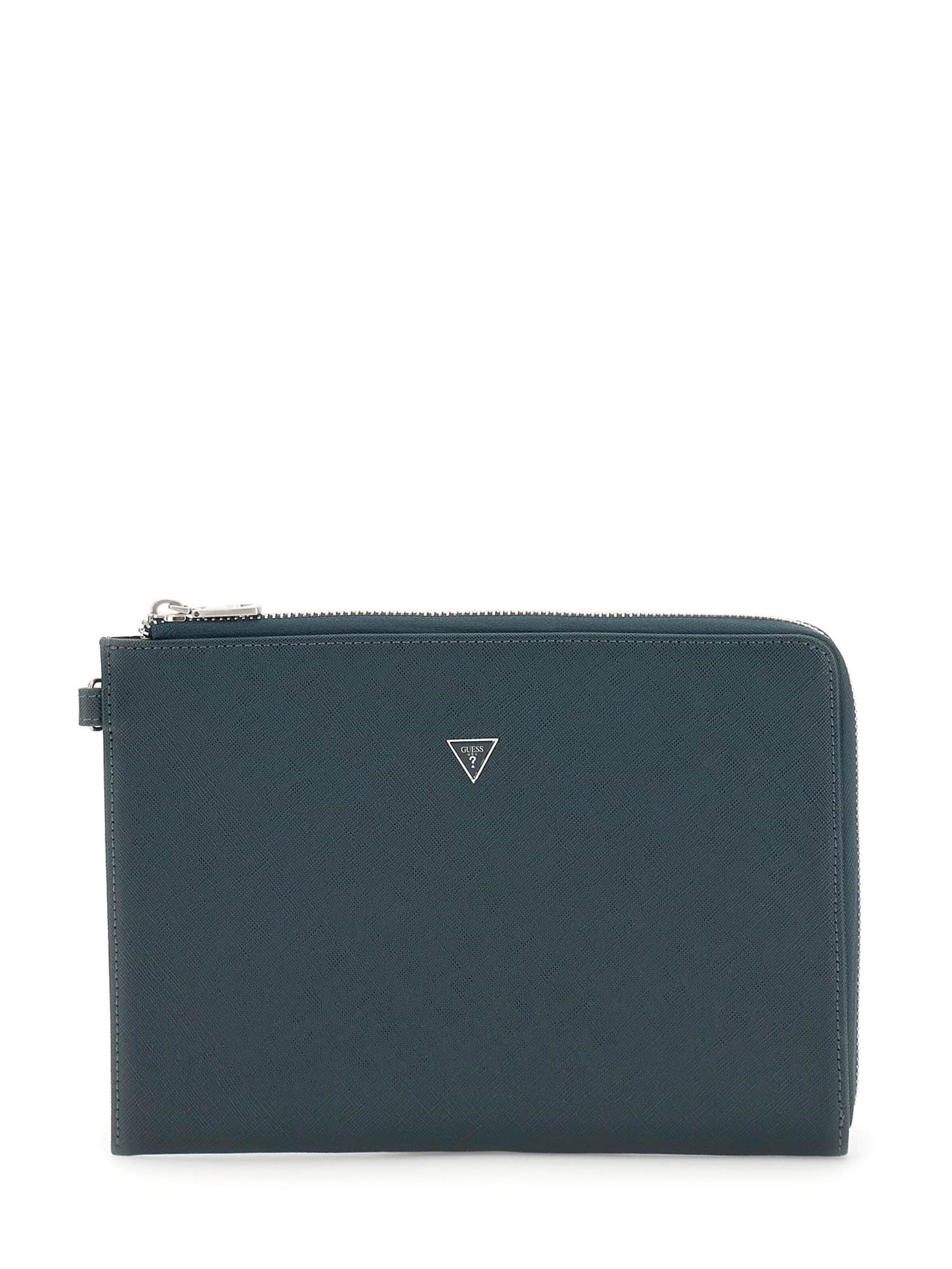 GUESS Portemonnaie 'Milano' in Grün: Vorderseite