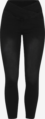 NAEMISkinny Traper tajice 'Fashion Look' - crna boja: prednji dio