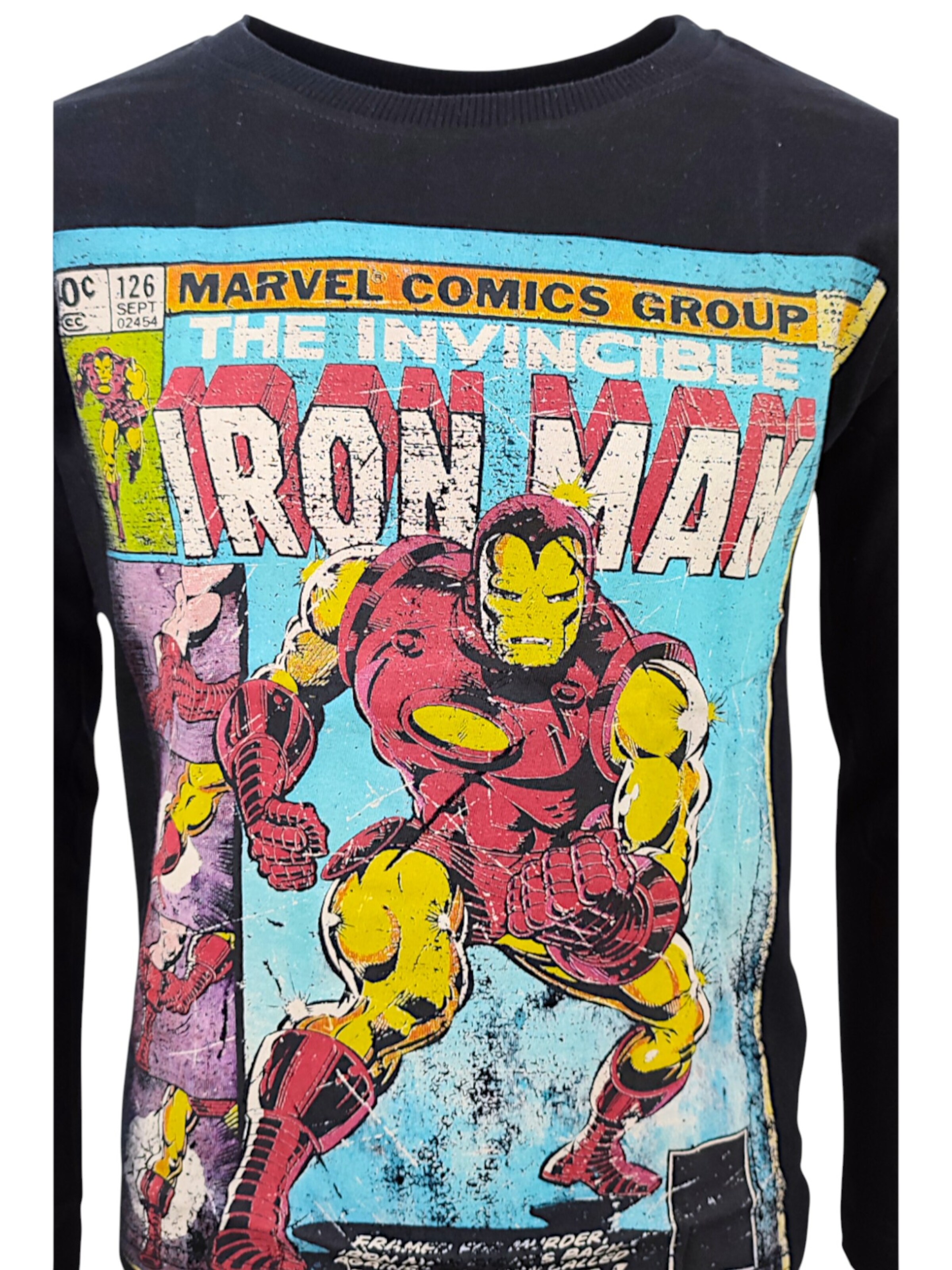 Marvel Avengers Shirt 'Iron Man' in Black