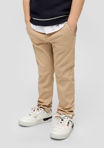 Coupe slim Pantalon s.Oliver en beige : devant