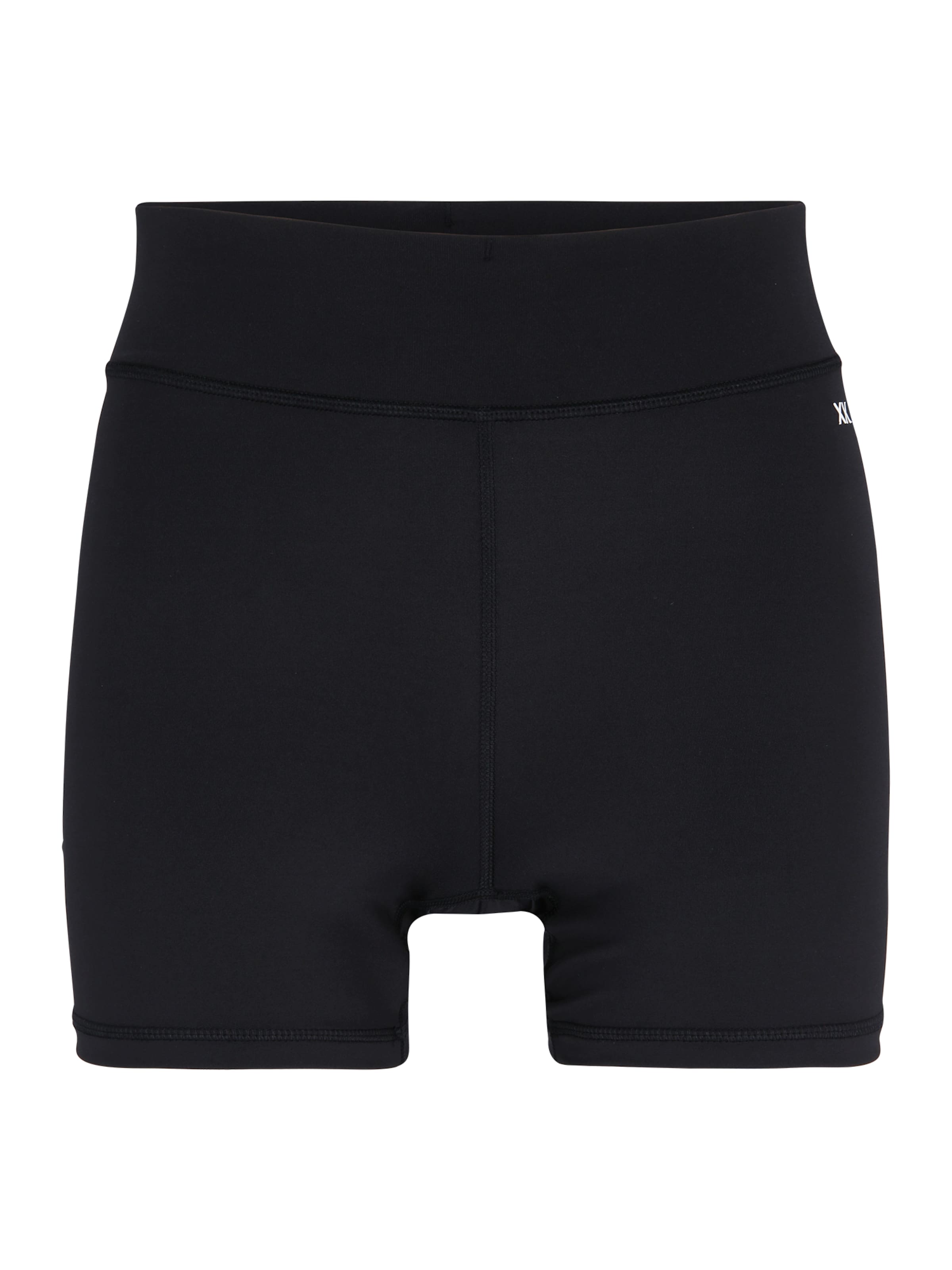 Skinny Pantaloni sport de la Hummel pe negru: față