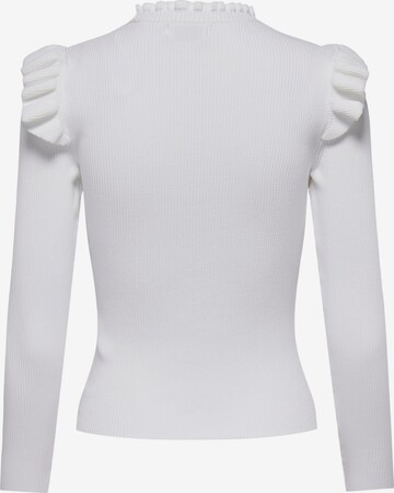 Pull-over 'Sia Sally' ONLY en blanc