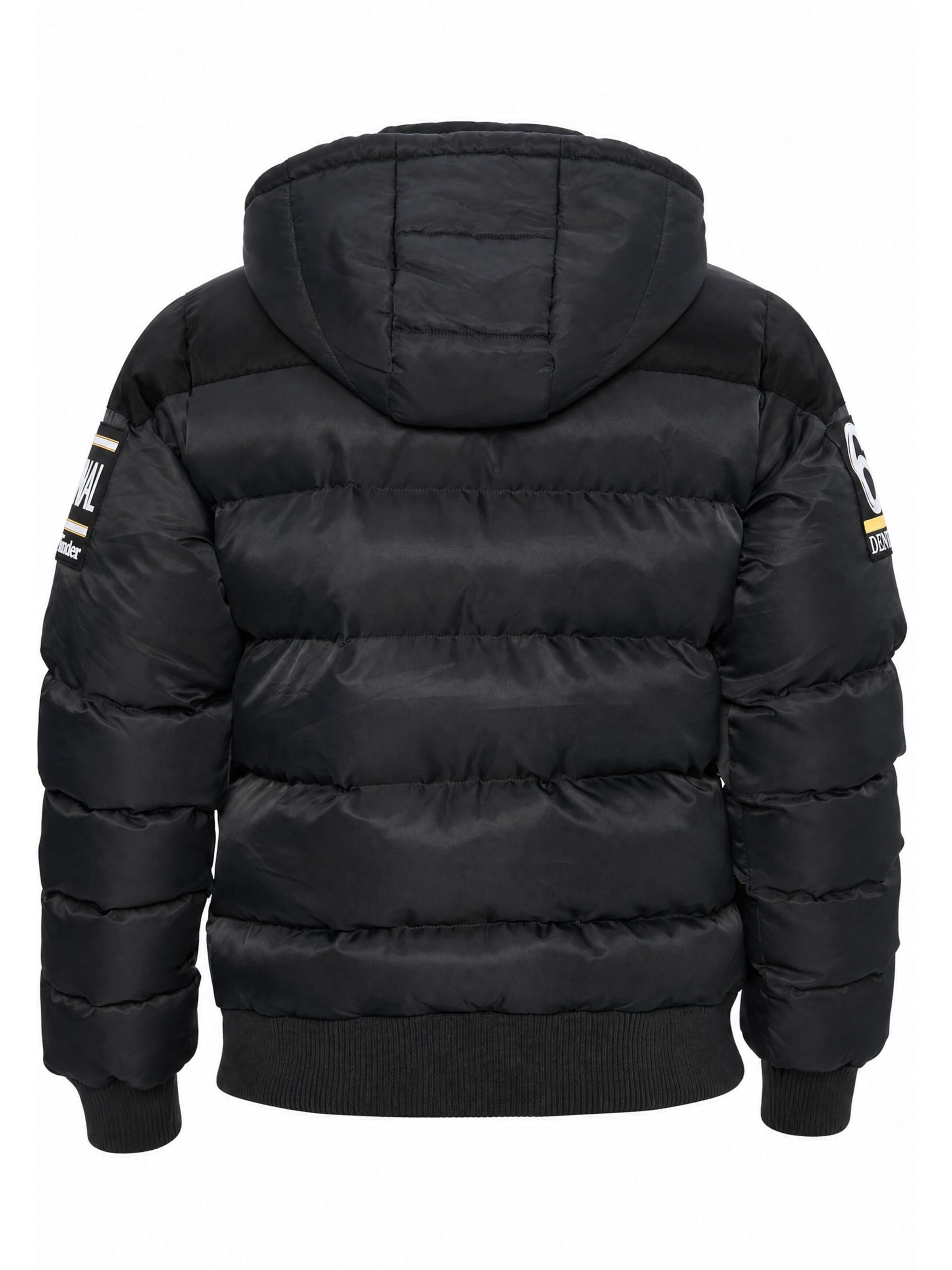 CIPO & BAXX Winterjacke Steppjacke CM233 in Grau