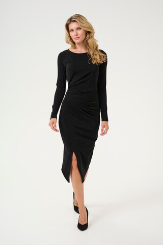 Cream Dress 'Kalia' in Black