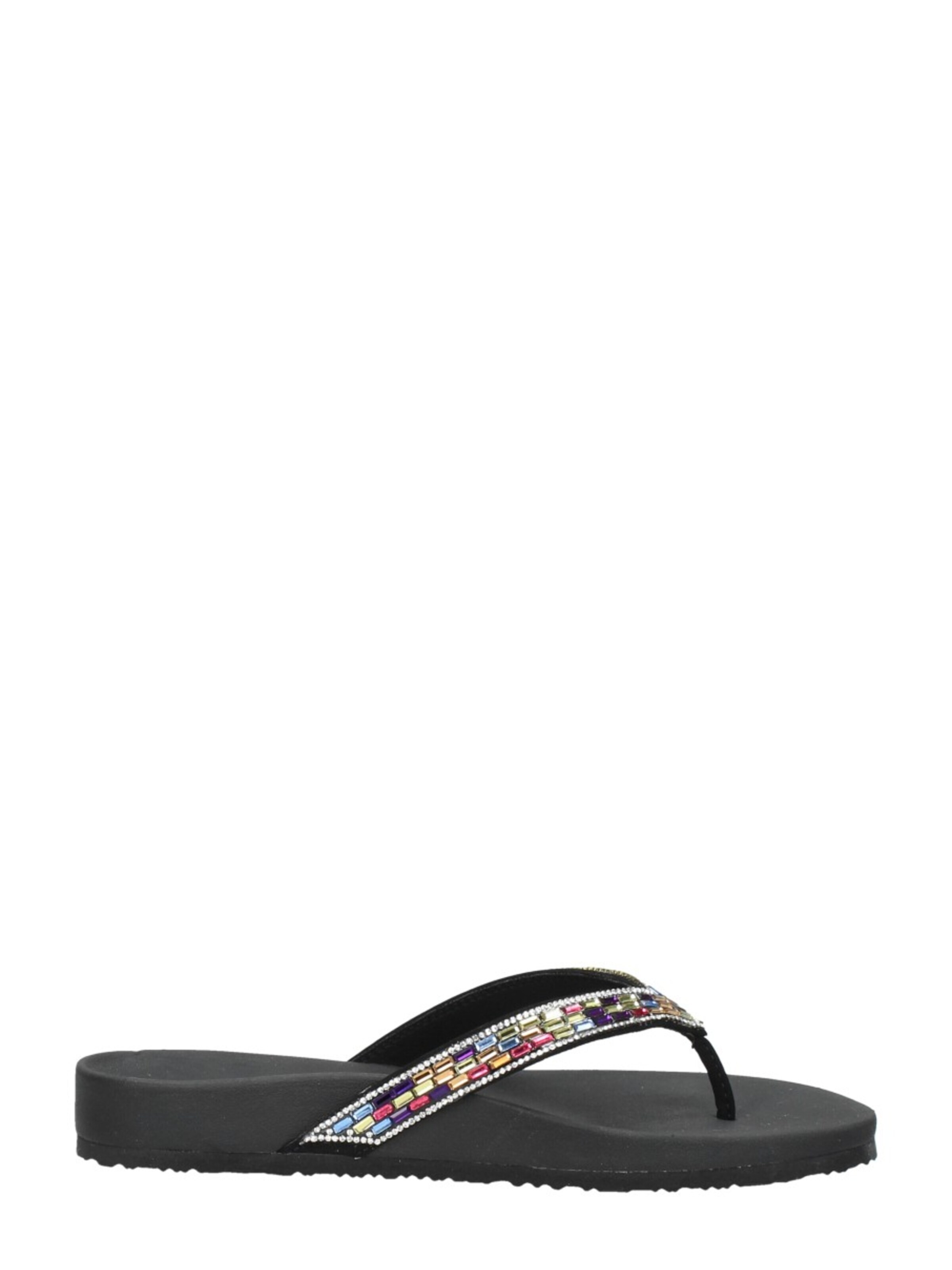 SKECHERS Teenslipper 'Arch Fit Meditation' in Zwart