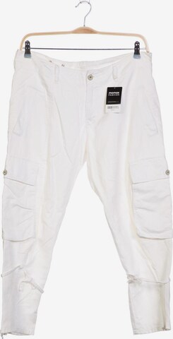 DIESEL Pants in XL in White: front