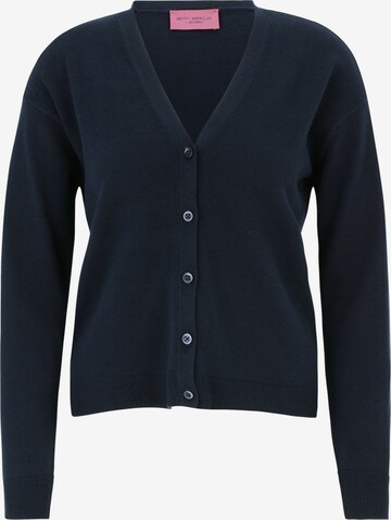 Betty Barclay Basic-Strickjacke mit Knopfleiste in Blau: predná strana