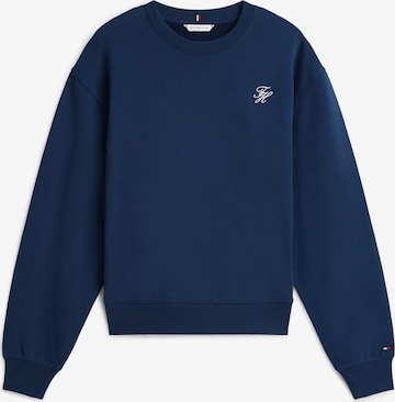 Bluză de molton de la TOMMY HILFIGER pe albastru: față