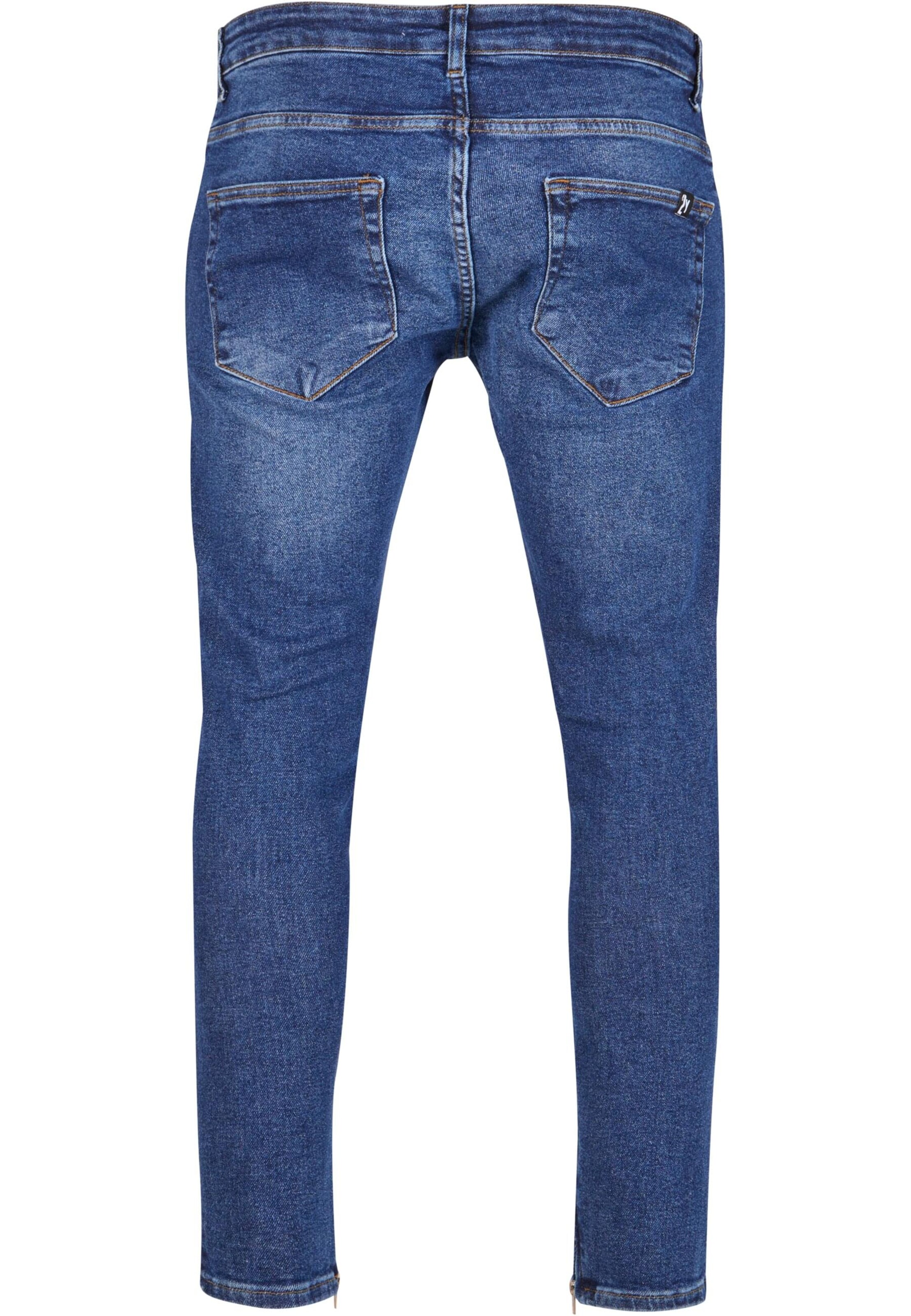 Karl Kani Slimfit Jeans in Blauw