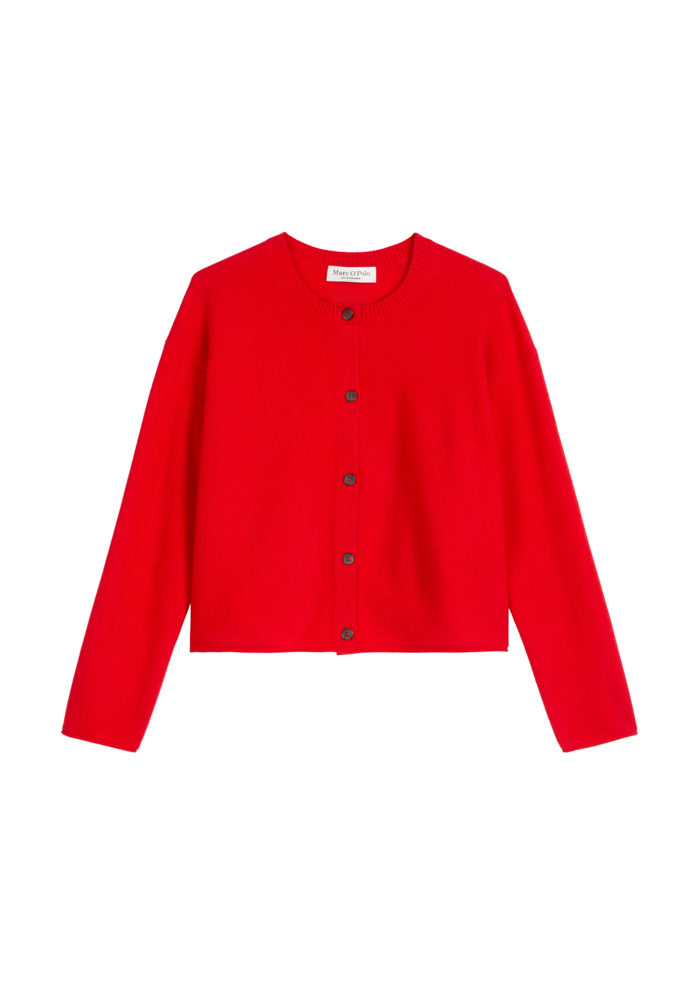 Marc O'Polo Strickjacke in Rot: Vorderseite