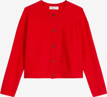 Marc O'Polo Gebreid vest in Rood: voorkant