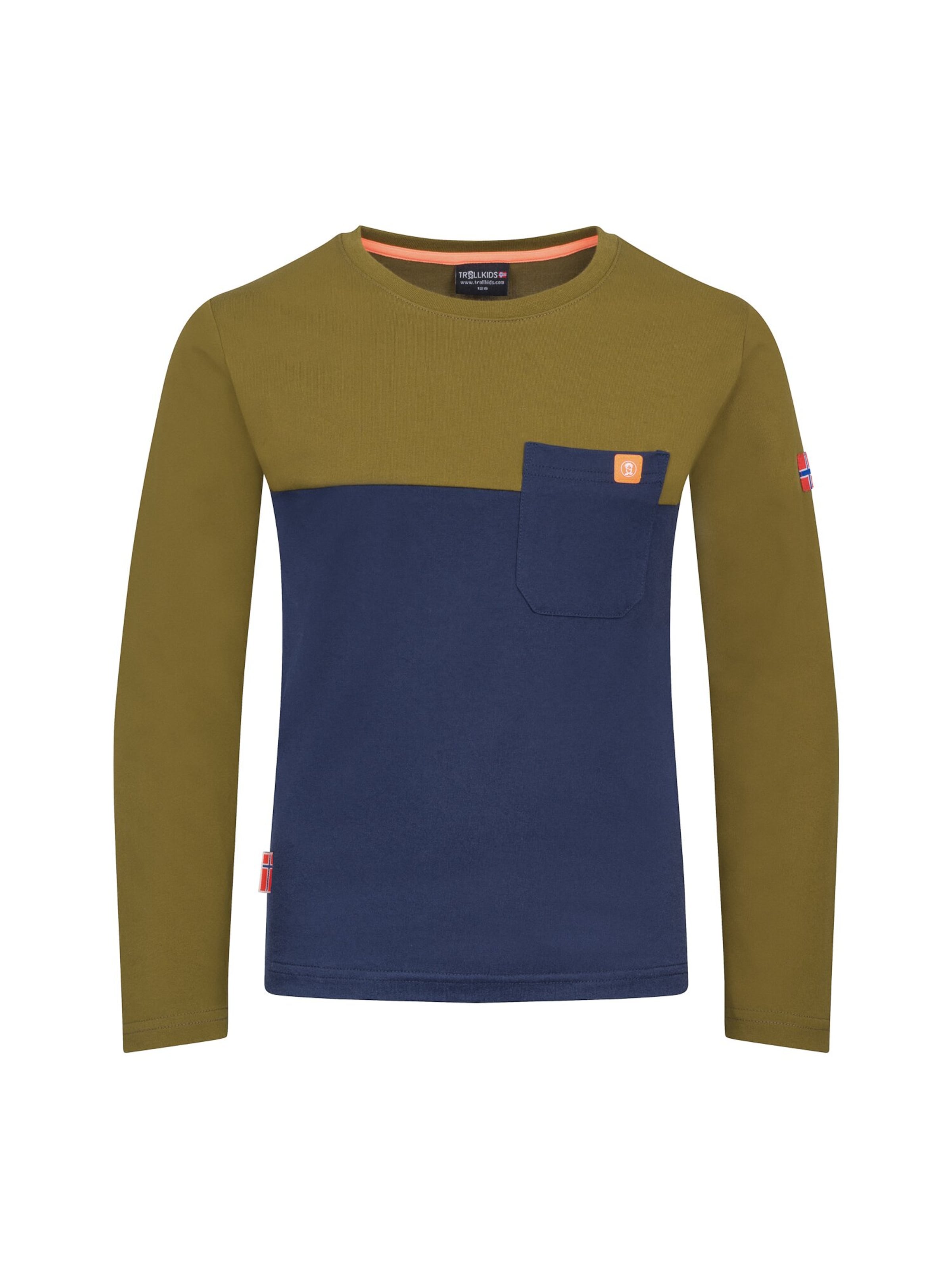 TROLLKIDS Performance Shirt in Green: front