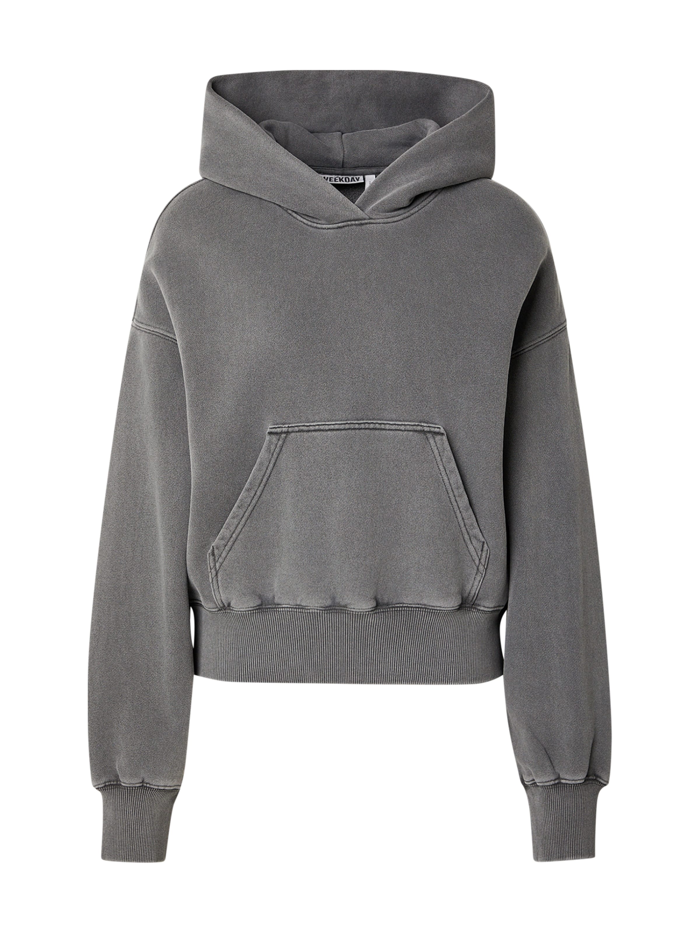 WEEKDAY Sweatshirt 'Esen' in Grijs: voorkant