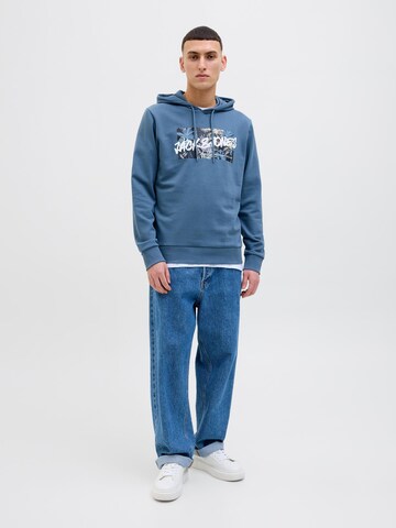 JACK & JONES Sweatshirt 'Hawaii' i blå